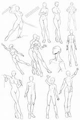 Poses Drawing Female Body Anatomy Reference Action Human Pose Figure Drawings Yoga Base Deviantart Precia Anime Getdrawings Artist Dibujo Visit sketch template