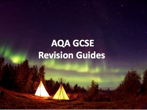 aqa revision guides teaching resources