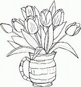 Coloring Pages Printable Flower Spring Popular sketch template