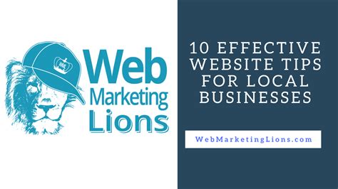 effective website tips  local companies  lebanon web marketing lions weebly