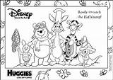 Heffalump Pooh Winnie sketch template