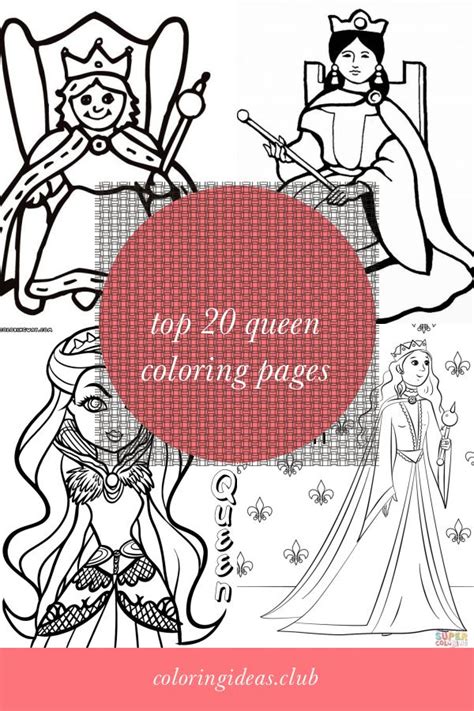 top  queen coloring pages coloring pages  coloring pages
