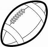 Football Ball Coloring Pages Sports Printable Sheets Print Choose Board Any sketch template
