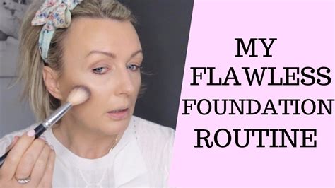 My Flawless Foundation Routine Mature Skin Youtube
