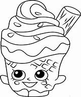 Shopkins Coney Shopkin Taco Coloringpages101 sketch template