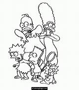 Simpsons Coloring Simpson Pages Family Marge Kids Printable Lisa Bart Homer Color Maggie Popular Ecoloringpage Getcolorings Para Library Clipart Gif sketch template