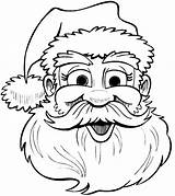 Coloring Santa Claus Christmas Drawing Clip Pages Kerstman Outline Clipart Printable Face Kids Book Cliparts Sketch Filminspector Attribution Forget Link sketch template