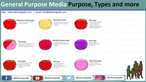 general purpose media purpose types   lab tests guide