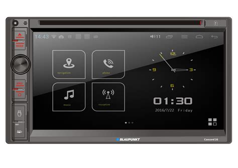 buy blaupunkt concord double din car stereo  dash   touchscreen multimedia dvdcd
