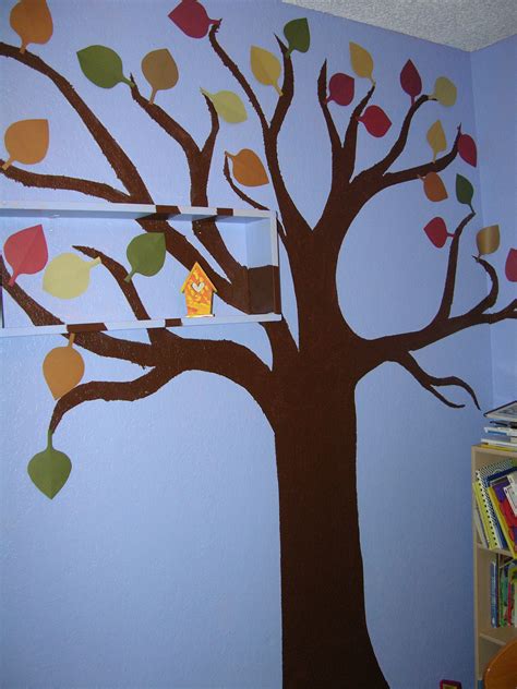 paint  tree mural  steps  pictures instructables