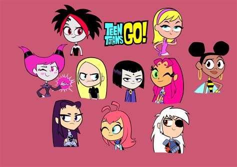 Teen Titans Go Girls By Mariokero345 On Deviantart
