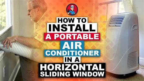 portable air conditioner installation sliding window   install window ac unit  sliding