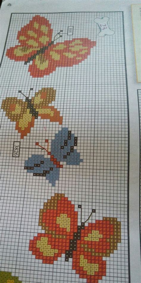 butterflies cross stitch ll panosundaki pin