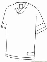 Football Coloring Pages Sports Jersey Drawing Nike Logo Color Print Getdrawings Kids Advertisement sketch template