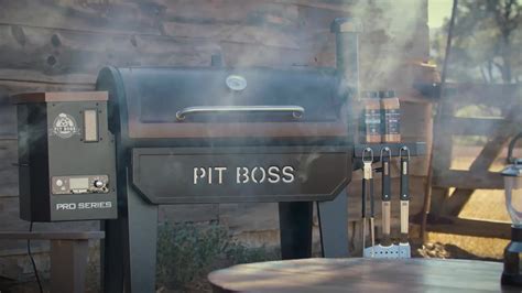 pit boss pro series  sq  black  chestnut pellet grill lowescom pellet grill grilling