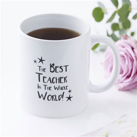 Personalised Teacher Mug By Sophia Victoria Joy