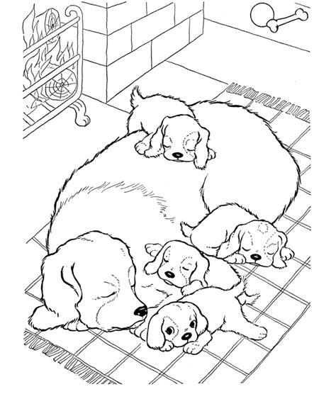 dog  puppy coloring pages coloringpagescom