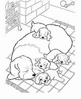 Dog Coloring Pages Puppy Dogs Puppys Colouring Puppies Printable Baby Her sketch template