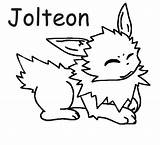 Jolteon sketch template