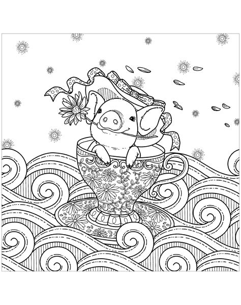 detailed pig coloring pages  adults bmp willy