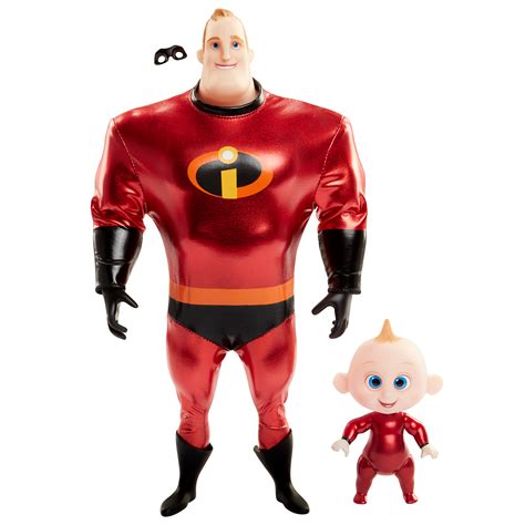 Incredibles 2 Mr Incredible And Jack Jack Action Doll Set