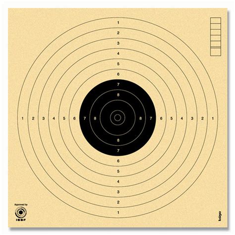 air pistol target