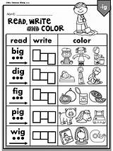 Cvc Worksheets Phonics Grade Kindergarten First Short Activity Fun Read Write Activities Color Comprehension Kids Teaching Writing Teacherspayteachers sketch template