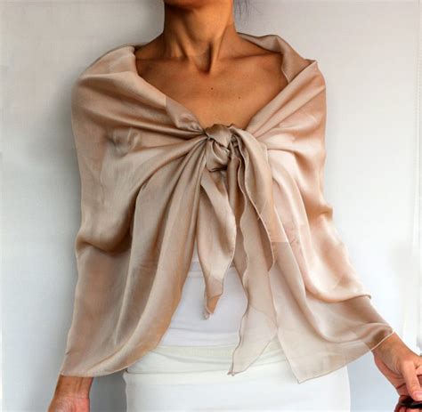 chiffon evening shawl scarf shoulder wrap mauve iridescent