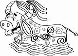 Boi Bumba Garantido Cattle Folklore Parintins Sponsored Festival Mammal Pngegg Coloringcity sketch template