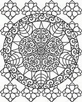 Complex Coloring Pages Printable Getcolorings sketch template