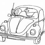Coloring Beetle Volkswagen Pages Vw Drawing Place Bug Color Getdrawings Car Getcolorings Colorings Silhouette sketch template