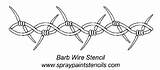 Stencil Wire Barbed Stencils Tattoo Barb Patterns Barbwire Pattern Airbrush Gif Drawing Stenciling Davidson Harley Visit Choose Board sketch template