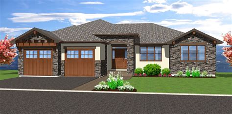 spacious hillside home  walkout basement mg architectural