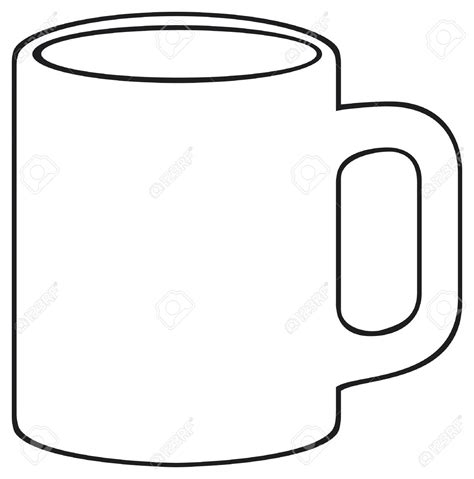 black  white cup clipart   cliparts  images