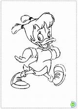 Coloring Pages Duck Darkwing Dinokids Cartoons Color Disney Close Wings Super Mim Popular sketch template