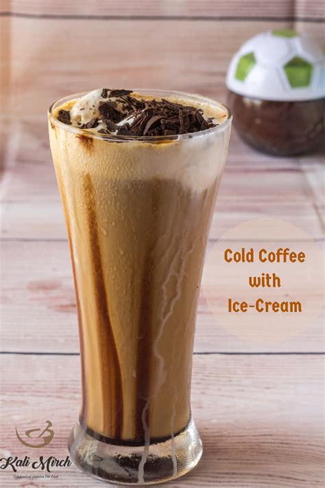 cold coffee  ice cream