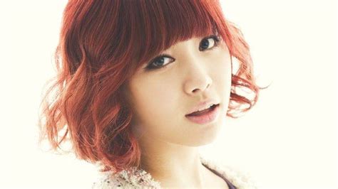 k pop girls day kim yura asian women face korean redhead wallpapers hd desktop and
