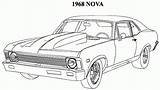 Coloring Pages Cars Car Muscle Old Classic Printable Nova Kids School Colouring Chevy Race Adult Drawings Sheets American Color Print sketch template