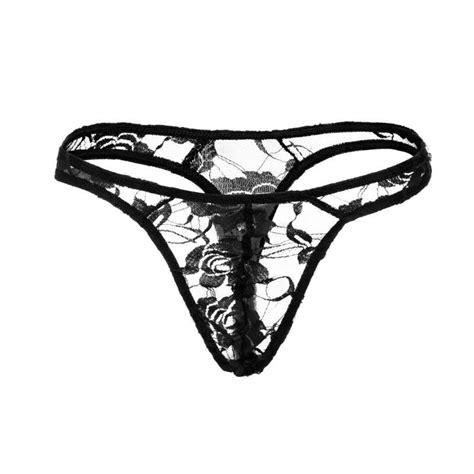 Womens G Strings Feitong Fashion Sexy Full Lace Strap Mens Underwear
