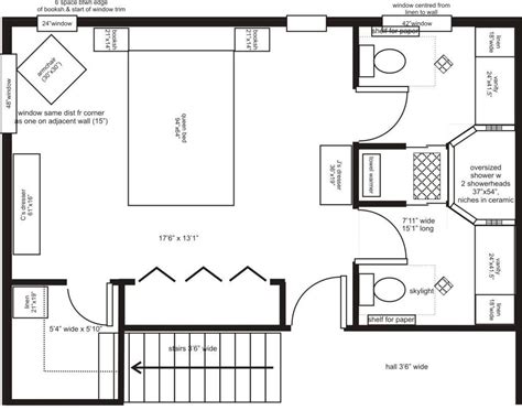 master bedroom addition floor plans hisher ensuite layout advice bathrooms