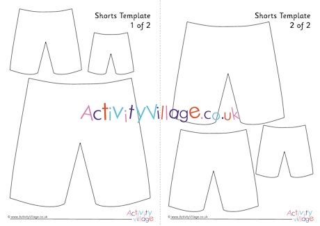 shorts template