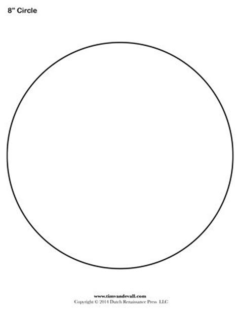 printable circle template sheet templates printable  circle