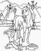Ausmalbilder Malvorlagen Kleurplaat Kleurplaten Stallion Cimarron Esprit Indomable Corcel Cavallo Selvaggio Pferde Horses Frei Coloring4free Imprimer Coloriages Disneydibujos Fiume Ausdrucken sketch template