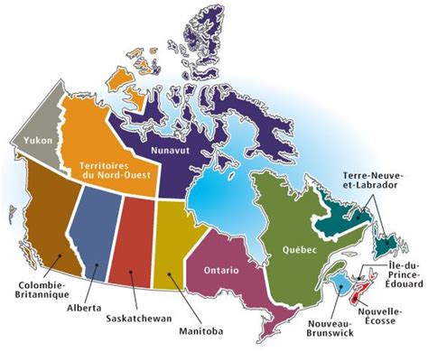 cartes canada provinces canada map newfoundland  labrador canada