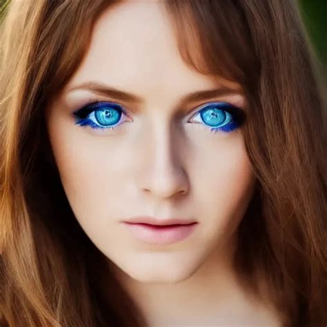 Photo Realistic Portrait Of {young Woman Brown Hair Openart