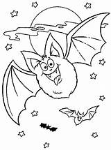 Halloween Coloring Bats Printable Pages Bat Kids Color Print Find sketch template