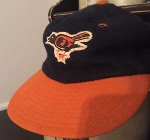 baltimore orioles vintage  baseball cap hat sewn  patch wool
