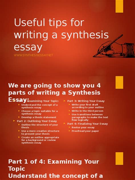 tips  writing  synthesis essay essays thesis