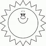 Coloring Sun Clip Clipart Kids Pages Drawing Coloringhome Carson Sunshine sketch template