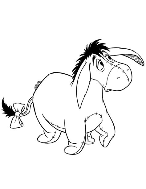 coloring pages eeyore coloring home
